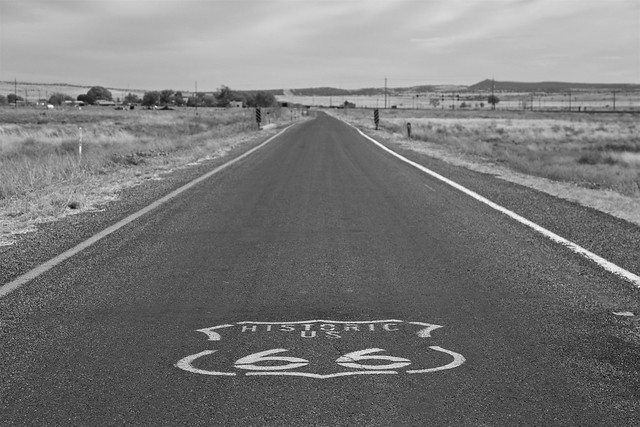 Historic Route 66 - Arizona BW
