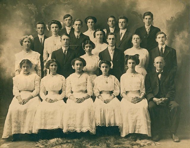 1910 Eastern High School graduation class