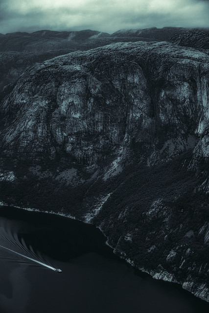 More massive rocks from the Lysefjord.