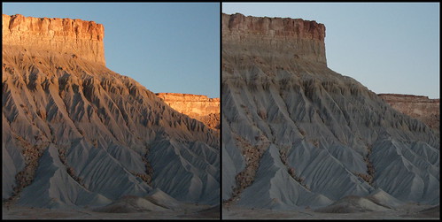 utah geology mancosshale bluehills sunset panasoniczs40 iridientdeveloper affinityphoto acorn