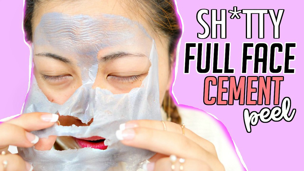 Cement peel off mask