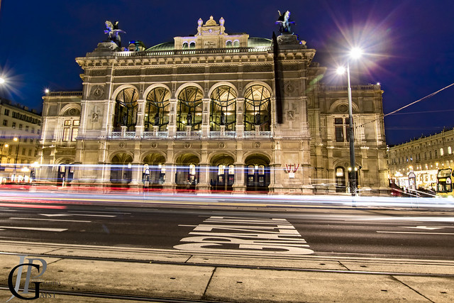 Vienna State Opera at Blue Hour