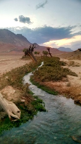 water sunset oasis mountain landscape naturallandscape life green earth planetearth iran centraldesertofiran desert