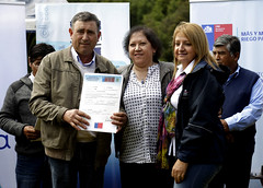 Inauguración del tranque número 100 en la Región de La Araucanía