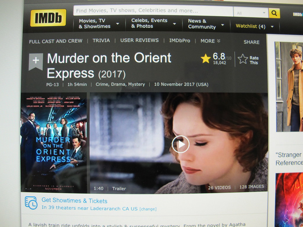 It's the Little Things, like a website called IMDB.
