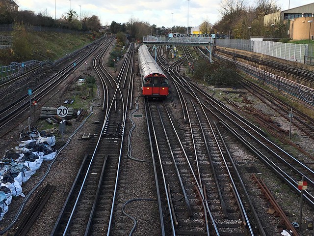 Piccadilly 73ts approaches Acton Town