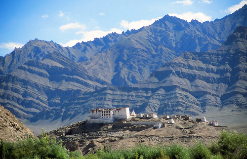 india ladakh himalaya himalayas manalitoley gompa monastery stakna indus valley mountain sedimentary strata geology