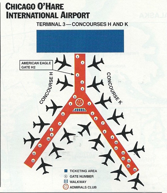 American Ord Diagram 1987 American Airlines Diagram Of Ch Flickr
