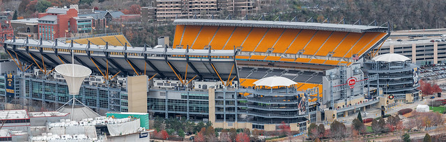 Heinz Field Stadium in Pittsburgh, Pennsylvania (Panoramic)