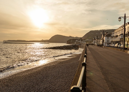 Sidmouth Sunset 20171101-2273 by S26 Photography, Autumn Sunset on Sidmouth Esplanade Devon, UK taken 1 November 2017sidmouthbeach sidmouth esplanade 