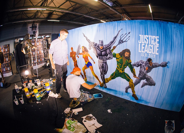 Justice League - Ben Heine Live Art (Warner Bros)