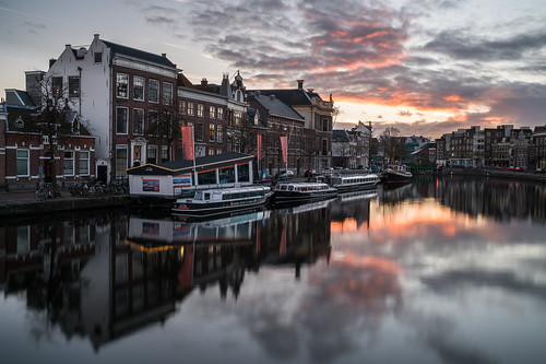 haarlem noordholland northholland netherlands nederland holland dutch europe sony a7rii ilce7rm2 alpha mirrorless 1635mm sonyzeiss zeiss variotessar fullframe mcquaidephotography lightroom adobe photoshop tripod manfrotto light licht water reflection stad city urban waterside lowlight architecture outdoor outside waterfront building river spaarne riverside boat ship schip boot canalcruise cruise smidtjecanalcruise traditional authentic wideangle groothoek skyline house huizen residential autumn herfst sunset zonsondergang sky lucht