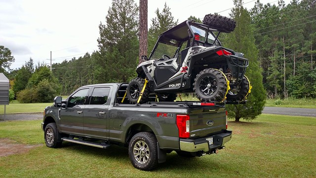 A SXS Carrier On A Ford Super Duty