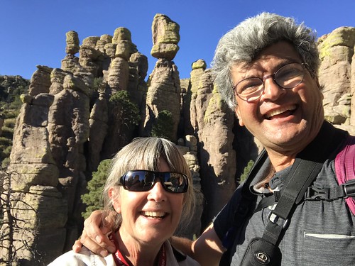 Chiricahua National Monument hoodoo selfie