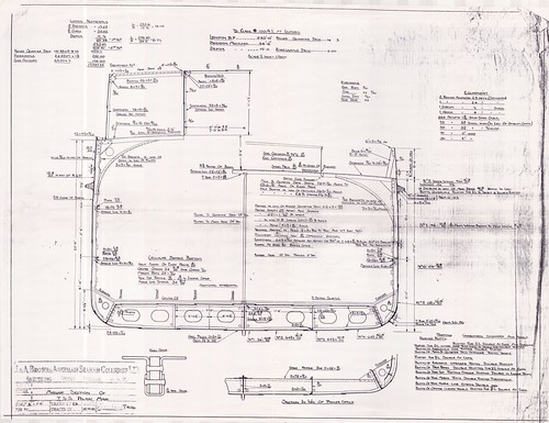 T406 SS Pelaw Main midship section | Midships section of the… | Flickr