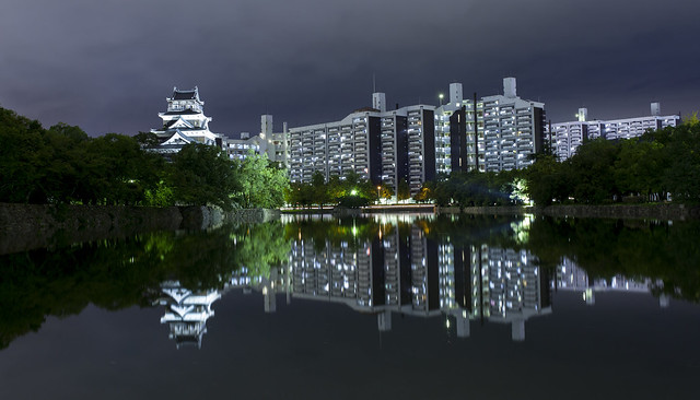 Hiroshima Castle Reflection