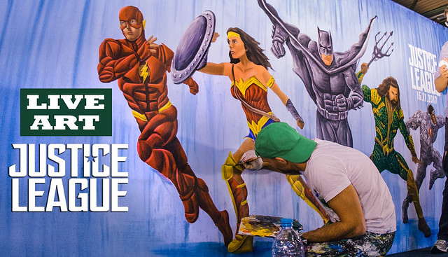 Justice League - Ben Heine Live Art (Warner Bros)