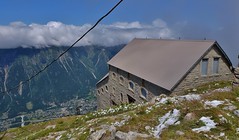 Ancien télépherique de l'Aiguille du Midi, gare des glaciers, Chamonix