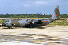 XV193, Lockheed C-130K Hercules C.3P, (4213), RAF, LTW, Belize City (BZE), 14/08/1991