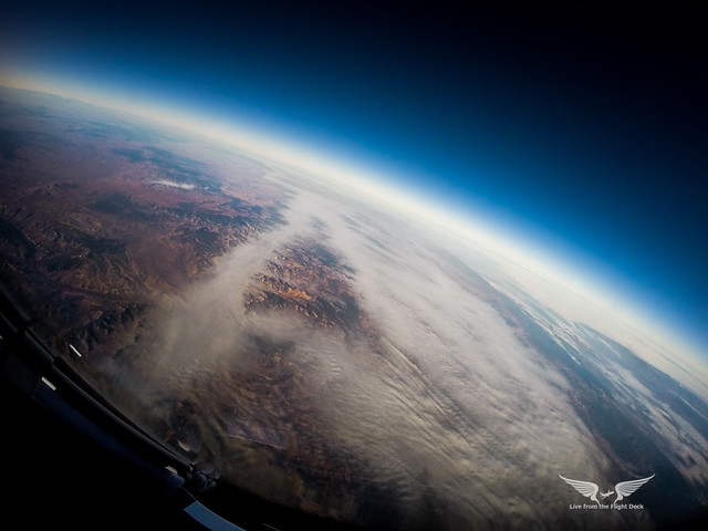 36,000 feet over Spain, with a Gopro