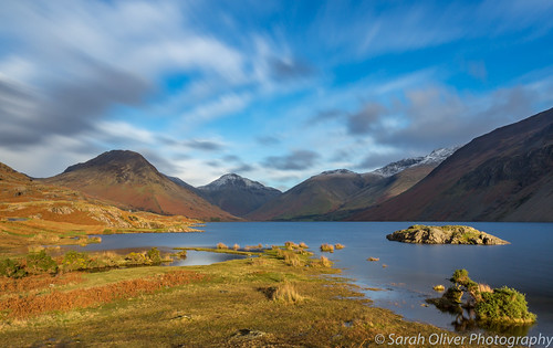 6d autumn big blurred canon clouds cumbria district dusting exposure grass island kingdom lake landscape lee long national nature november park sky snow stopper united wasdale wast wastwater water western scafel pike screes gable great trust red kirk fell