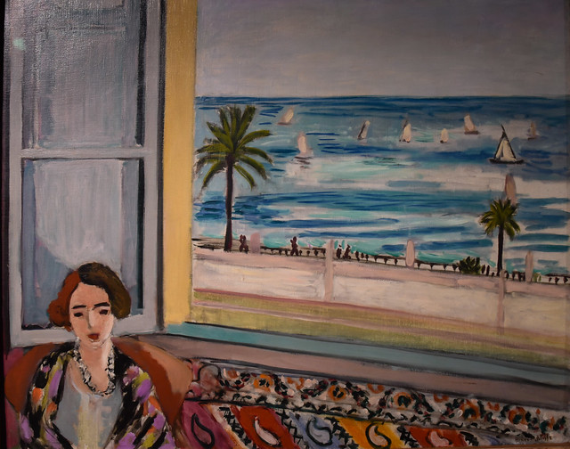 Henri Matisse - Seated Woman, Back Turned to Open Window, 1922 at Musée des beaux-arts de Montréal - Montreal Quebec Canada