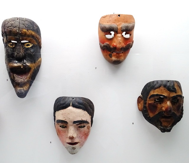 caras de hombre mascaras Museo Nacional de Arqueologia y Etnologia Ciudad de Guatemala 09