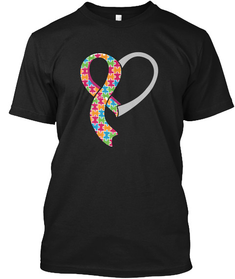 Autism Heart Ribbon Awareness T-Shirt