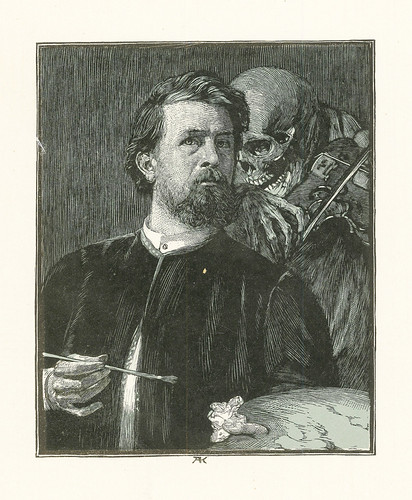 Albert Krüger - woodcut in two colors after Arnold Böcklin… | Flickr