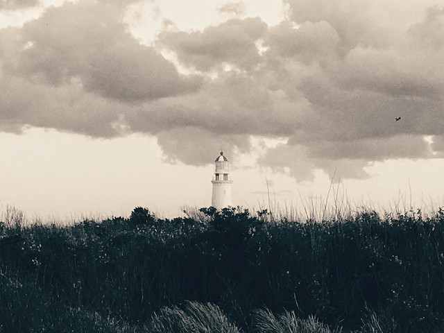 Monochrome lighthouse