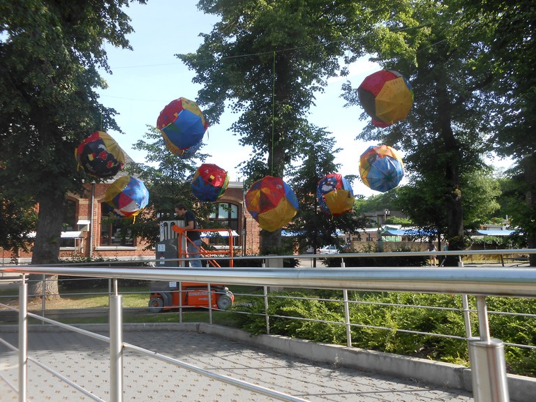 Umbrella Installation, 7 June 2014