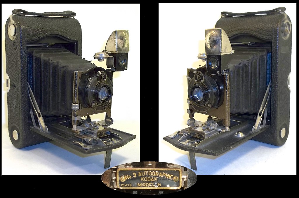 No 3 Autographic Kodak camera | Made in USA , 1915-1925 . Fo… | Flickr
