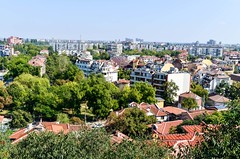 View of Plovdiv from the Old Town hills