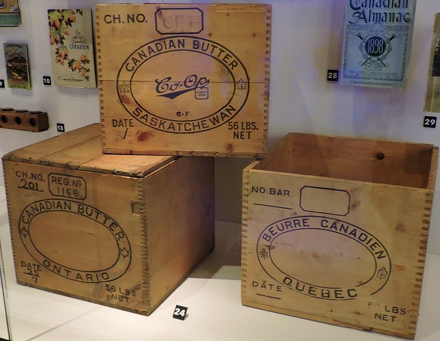Vintage butter boxes