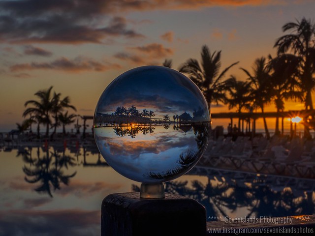 Magic Crystalball at sunset