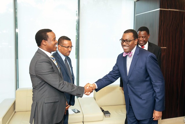 Visit by the Governor for Eritrea to President Adesina.
