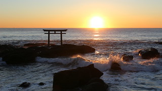 Seashore sunrise