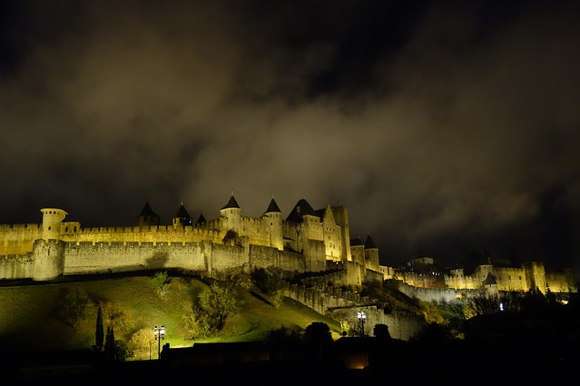 La cité de Carcassonne by night