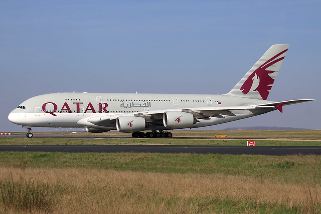 Qatar Airways  Airbus A380-861 A7-APB