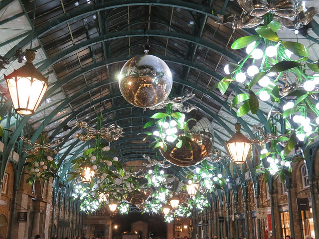 UK - London - Covent Garden - Christmas lights