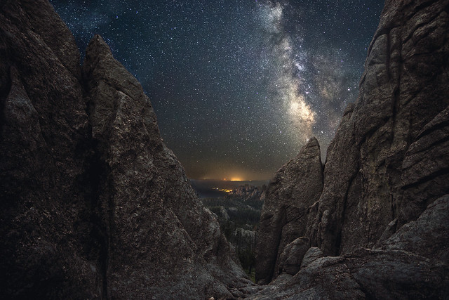 Milky Way over Black Elk Peak