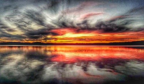 sunset northcarolina reflections