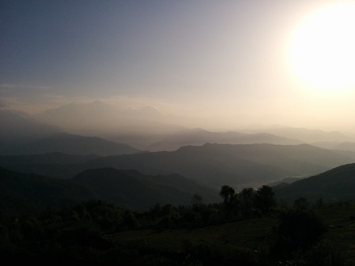 nepal panchase trekking pokhara mountains sunrise