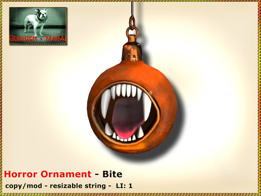 Bliensen - Horror Ornament - Bite