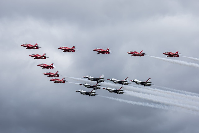 Red Arrows and Thunderbirds - 1