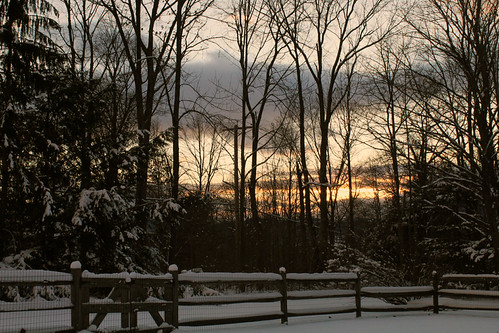 Winter Sunset - 12/13/17 by myvreni, vermont autumn fall nature outdoors snow sunset