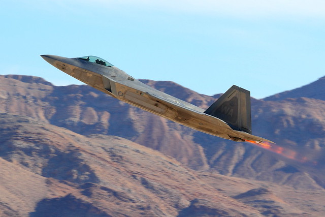 IMG_6497 F-22A Raptor Taking Off