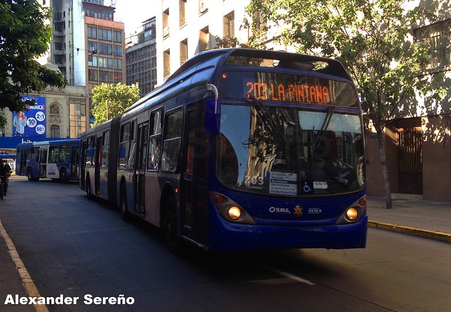 Transantiago (Subus Chile S.A. Recorrido 203): Marcopolo Gran Viale (Articulado) - Volvo B9 SALF (BFKB46)