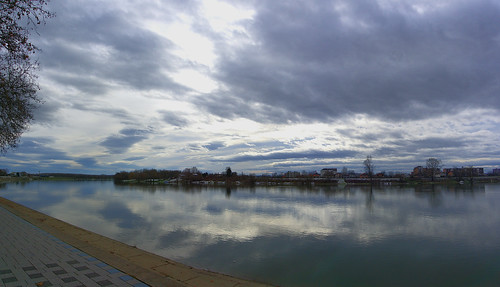 river sava croatia slavonskibrod panorama