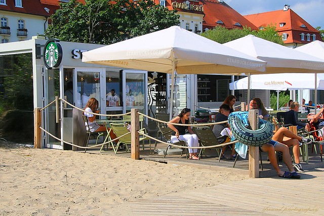 Sopot on the Baltic Sea, Poland - Beaches and exclusive tourists